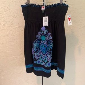 Cute Love Rocks Tunic Dress Size L